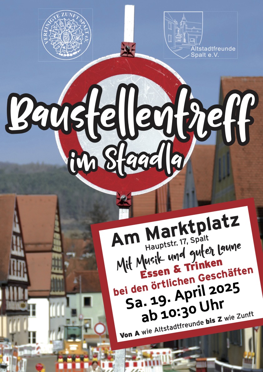 Plakat Baustellentreff
